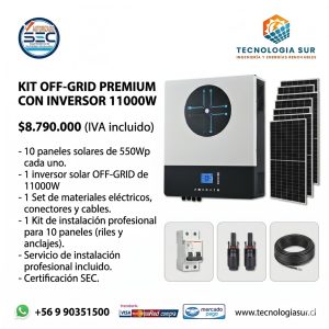 Off-Grid 11 kW Voltronic + Pylontech
